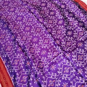 Women Pure Silk Odissa Handloom Ikkat Saree